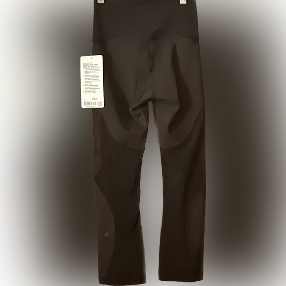 🖤NEW LULULEMON WUNDER TRAIN MESH PANEL CROP 21” - Picture 9 of 12